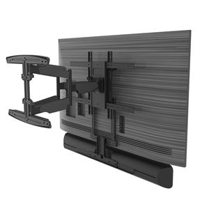 Cavus  Draaibare TV Muurbeugel met Bluesound Pulse Soundbar Frame voor - 42 - 70 inch TV t/m 35kg