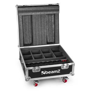 BeamZ FCC10 flightcase met oplaadfunctie voor 8 BBP54 Uplighters