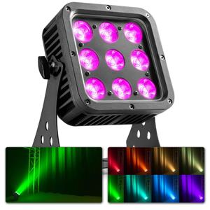 BeamZ Retourdeal -  StarColor72 outdoor LED floodlight - 9x 8W RGBW