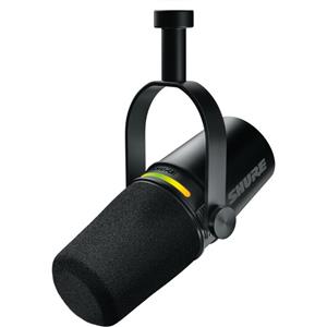 Shure MV7+ podcast-microfoon zwart