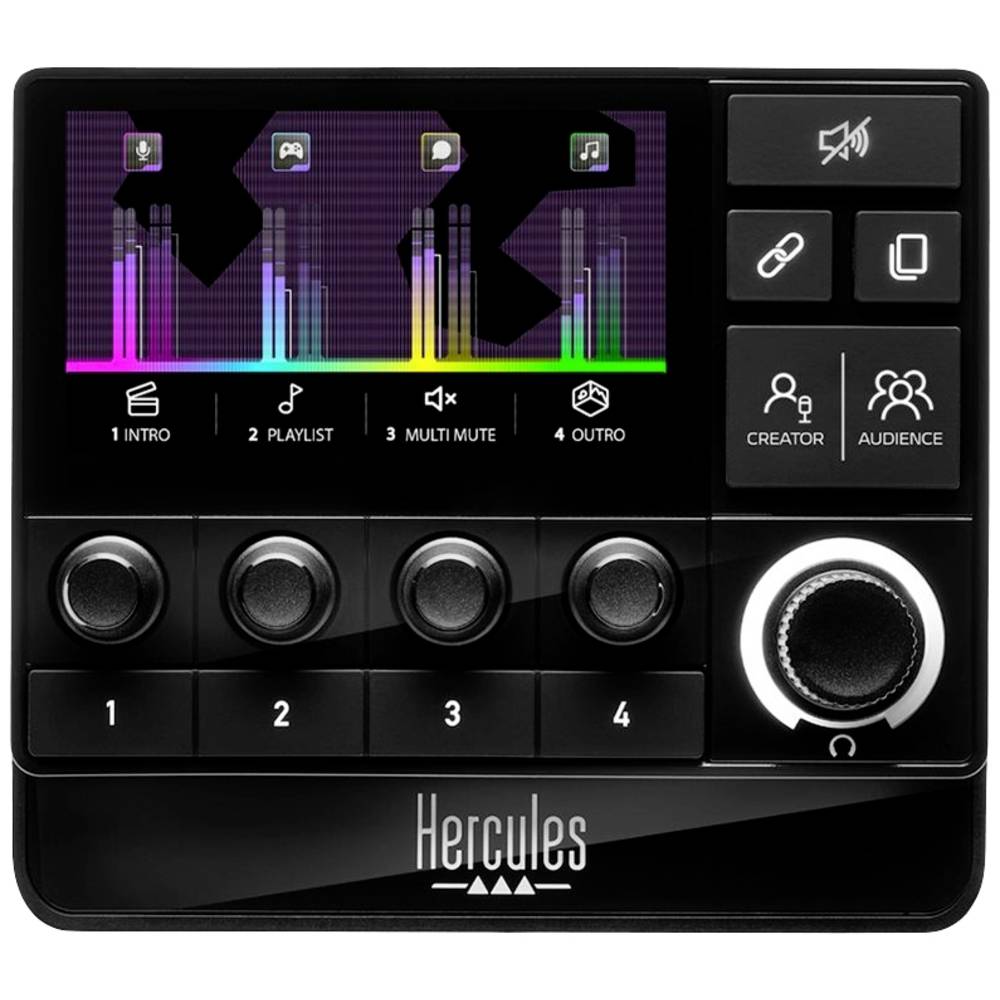 Hercules Audio Controller  Stream 200 XLR Microfoonmengpaneel