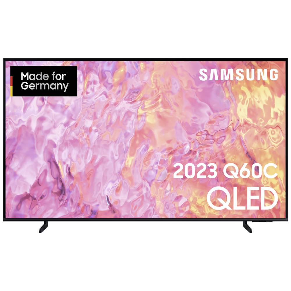 Samsung 2023 Q60C QLED QLED-TV 108cm 43 Zoll EEK F (A - G) WLAN, UHD, Smart TV, QLED, CI+, DVB-C, DV