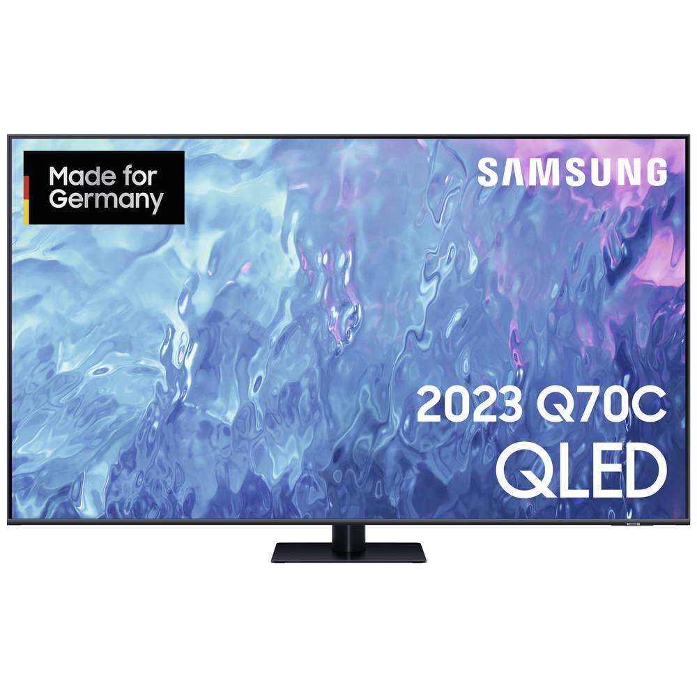 Samsung GQ55Q70CATXZG QLED-TV 138 cm 55 inch Energielabel G (A - G) CI+*, DVB-C, DVB-S2, DVB-T2 HD, QLED, Smart TV, UHD, WiFi Titaangrijs
