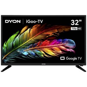 Dyon iGoo-TV 32H LED-TV 81.3cm 32 Zoll EEK E (A - G) CI+, DVB-C, DVB-S2, DVB-T2, HD ready, Smart TV,