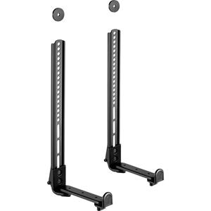 mywall HZ 19L Soundbar-Halterung Schwenkbar Schwarz 2St.