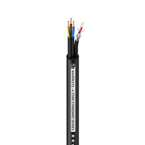 Adam Hall 4 Star HPA 315 stroom & audio combikabel 3x1,5mm & 2x0,22mm 100m
