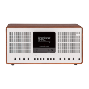 Revo SuperConnect Stereo - DAB+ - internet radio en Spotify - Walnoot/Zilver