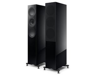 KEF R7 meta vloerstaande luidspreker - zwart hoogglans