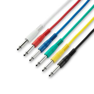 adamhall Satz von 6 Kabeln Jack 6,3mm Mono 1,20m Adam K3ipp0120set