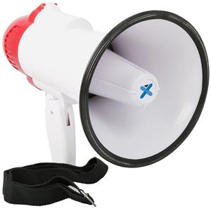 Vonyx Retourdeal -  Megafoon met Sirene en Record functie 20W MEG020