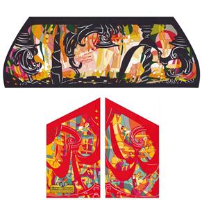 Fiftiesstore Wurlitzer 1250 Top Diffuser Set Stickers