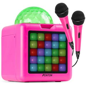Fenton KAR15P karaokeset met Bluetooth en 2 microfoons - Inclusief