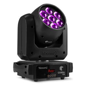 BeamZ Retourdeal -  Cobra 720 Wash Moving Head 7x 20 Watt met Zoom