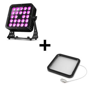 Beamz StarColor205 flood light voor buiten 24x 10W RGBA IP65