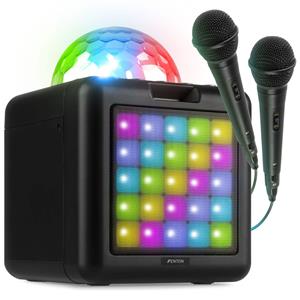 Fenton Retourdeal -  KAR15B karaokeset met Bluetooth en 2 microfoons -