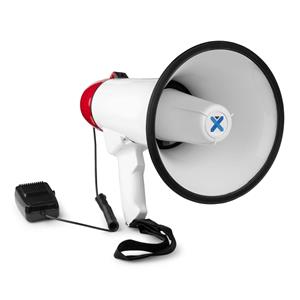 Vonyx MEG045 Megafoon met sirene - Megafoon met opnamefunctie en accu