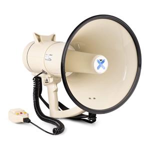 Vonyx MEG120 Megafoon Pro - 120W Krachtige megafoon - Met sirene en