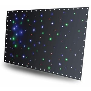 Retourdeal -  LED gordijn 2 x 3m met 96 RGBW LEDS en controller