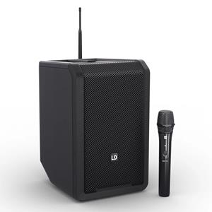 LD Systems ANNY 8 HHD B6 mobiele accu speaker met mixer en 1x draadloze microfoon