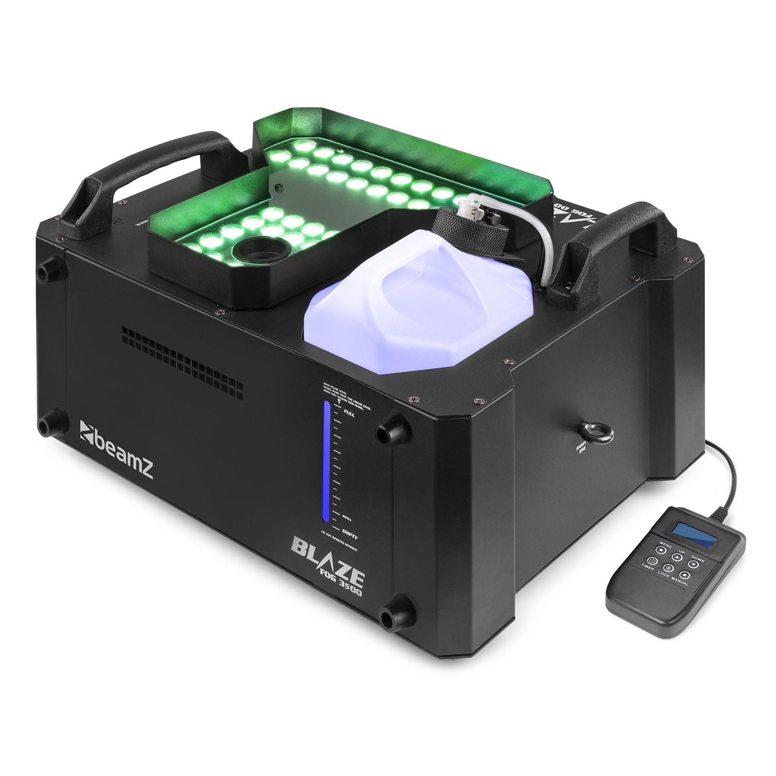 Beamz BLAZE3500 verticale rookmachine 48x4W 4-in-1 RGBW LED's 3500W