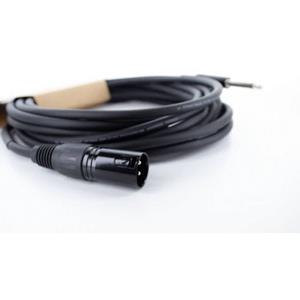 Cordial EM 10 MP XLR Verbindingskabel [1x XLR-stekker 3-polig - 1x Jackplug male 6,3 mm (mono)] Zwart