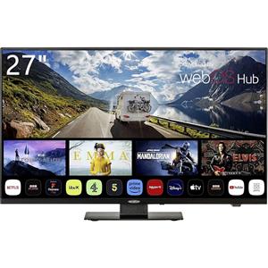 Reflexion LDDX27iBT_B LCD-TV 69 cm 27 inch Energielabel E (A - G) DVB-T2, DVB-C, DVB-S2, Full HD, Smart TV, WiFi, DVD-speler, CI+* Zwart