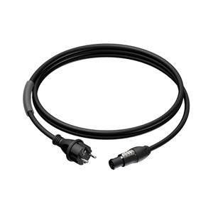 Procab PRP433/3 Schuko naar Powercon True1 kabel 3m