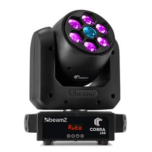 BeamZ Retourdeal -  Cobra 160 - 100 Watt Spot Moving Head met 6x 10