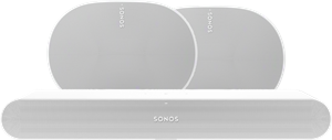 Sonos Ray Wit + 2x Era 300 Wit