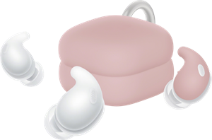 Sony LinkBuds Fit Wit roze pakket