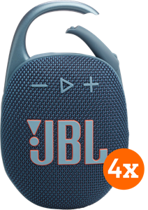 JBL Clip 5 Blauw 4-pack