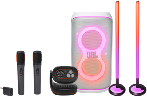 JBL Partybox Club 120 Wit Karaoke pakket Klein