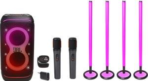 JBL Partybox Stage 320 Zwart Karaoke pakket Middel