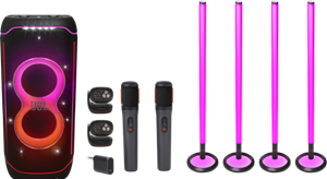 JBL Partybox Ultimate Karaoke pakket Groot