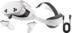 META Quest 3S 256GB + Link Cable + Elite Strap