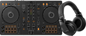 Pioneer DJ DDJ-FLX4 +  DJ HDJ-X5 Zwart