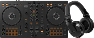 Pioneer DJ DDJ-FLX4 +  DJ HDJ-X7 Zwart
