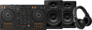 Pioneer DJ DDJ-FLX4 +  DJ HDJ-X5 Zwart +  DJ DM-40D-BT Zwart