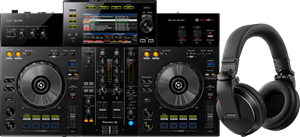 Pioneer DJ XDJ-RR +  DJ HDJ-X5 Zwart
