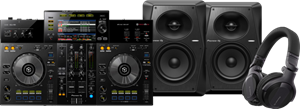 Pioneer DJ XDJ-RR +  DJ HDJ-CUE1 +  VM50 (per paar)