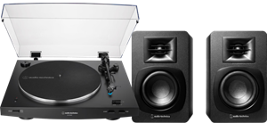 Audio-Technica Audio Technica AT-LP3XBT +  ATH-SP3X Zwart