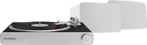 Victrola VPT-3000 Stream Zwart + Sonos Five Wit Duopack