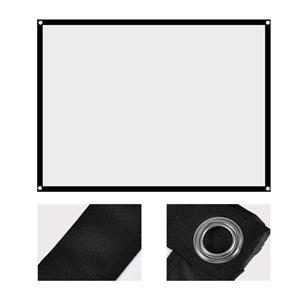 Sunnyway Opvouwbaar 16:9 Projectieschermdoek Hoge Helderheid Reflecterend Projectieschermdoek Doekscherm Thuis Buiten Kantoor 60 inch
