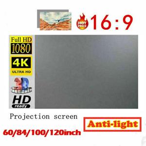 Beautiful Bag 60 -100  projectorschermgordijn anti-licht thuis buiten kantoor draagbaar 3D HD 133*75cm