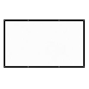 Andoer 120-inch 16:9 Projectiescherm Draagbaar HD Projectiescherm Opvouwbaar Muurbevestigd voor Home Theater 100-inch