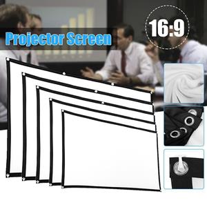 Qiang sheng Projectorscherm Eenvoudig gordijn Anti-licht 60/72/84/100/120/150 inch 16:9 Diagonaal Projectiescherm Opvouwbare Wand 60 inch