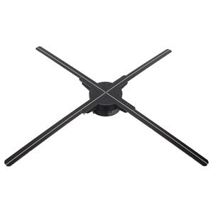 MIYAKO DENKI 3D Hologram Inch 4 Blade 3D LED Holografische 3D Video en Reclame WiFi HD Hologram Projector voor Vakantie Evenement Display Ventilator, 25.5 Ventilator, Foto,