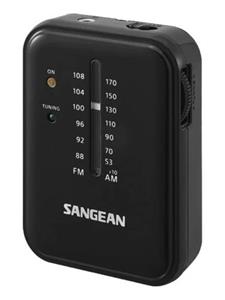 Sangean SR-32 Analog Pocket Radio - AM/FM - Black