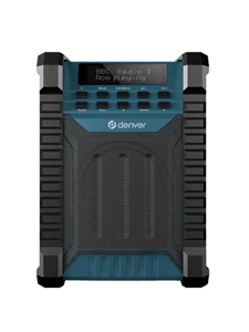 Denver WRD-60 Workradio - DAB/FM & Bluetooth - 10 Watt - DAB+/FM