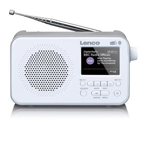 Lenco PDR-036 - DAB/DAB+/FM - Wit